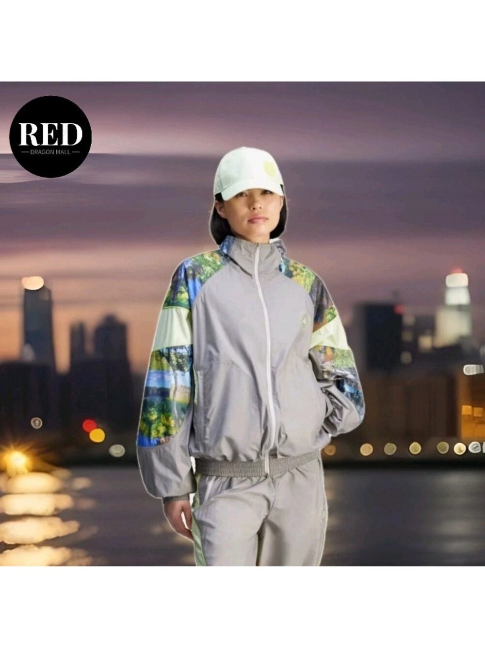 Adidas by Stella McCartney Earth Collage Woven Track Jacket JG5793 - Women's XS